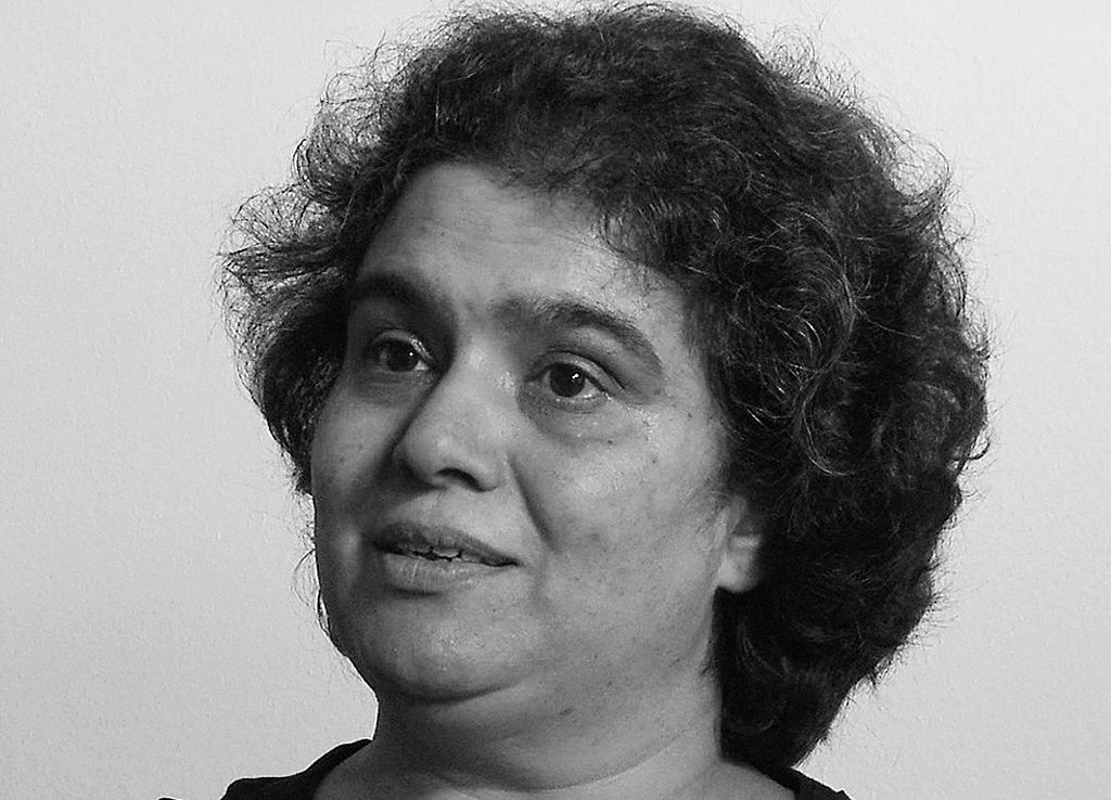 Zitat und Porträt Nivedita Prasad aus dem Projekt Berlin in Bewegung des FFBIZ
