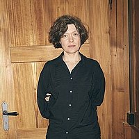 The photo in the portrait of Yevgenia Beloruset, the 2025 ASH Poetry Prize winner.
