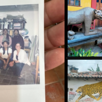 Collage: Mitarbeitende des Alice Salomon Archivs der ASH zu Besuch in San Cristobal de las Casas, September 2025