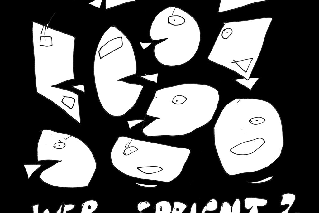 Vergrößern: Eine Grafik mit Gesichtern die sprechen, darunter steht: Wer spricht? Wo entsteht wissen?