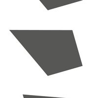 In Vertikaler Reihe sind unterschiedliche Formen abgebildet, welche die Entwicklung des neuen AS Berlin Logos widerspiegeln- vom Grundrissplan des Hochschulgebäudes hin zum im Rot gehaltenen abstrakten Logo.